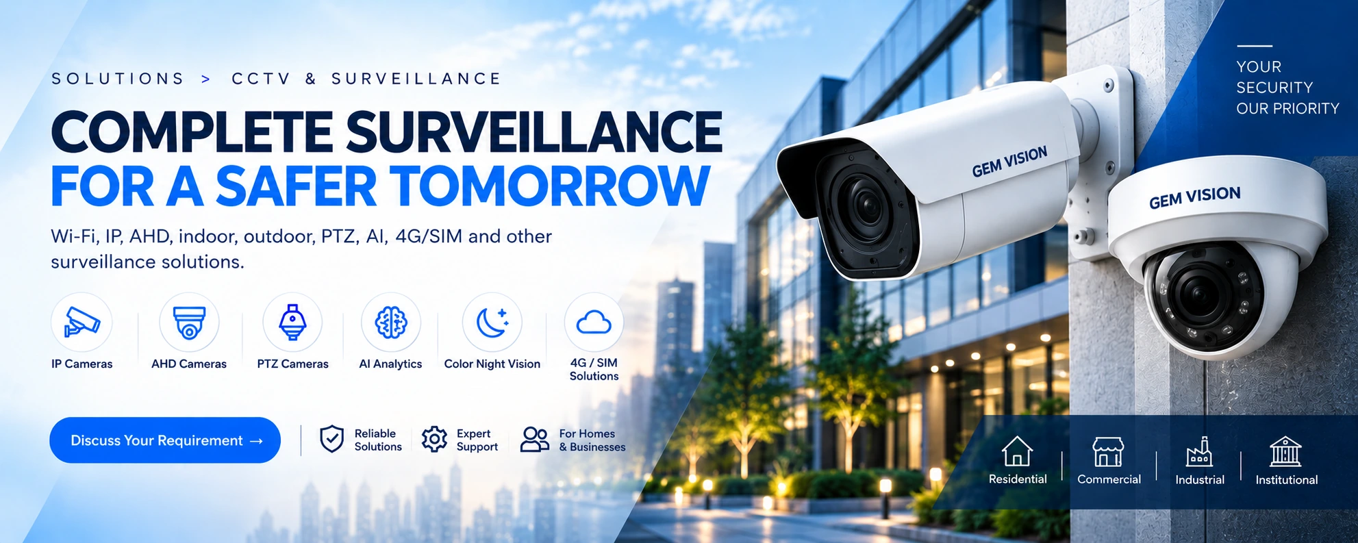 Cctv Surveillance solution banner